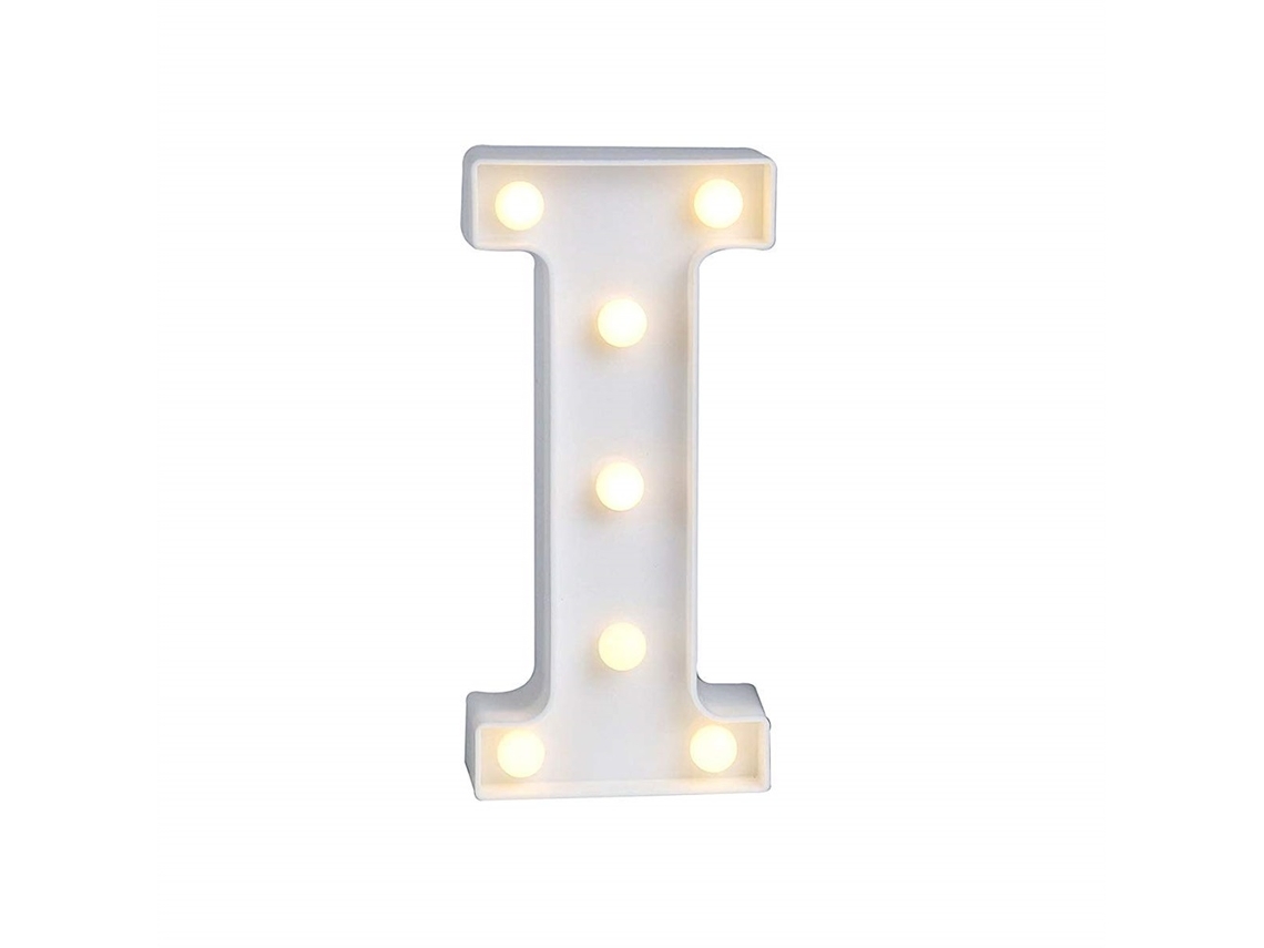Luminária LED 2026 com letras e números, símbolo "&" e coração, ideal para decoração de casas, residências, festas e bares.
