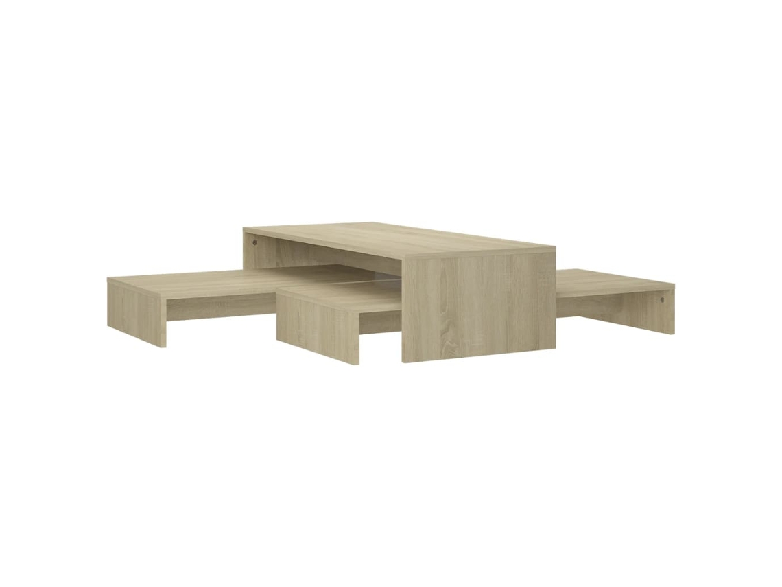 Nesting Coffee Table Set, Nesting Coffee Table Sets Vidaxl Marrom Madeira Processada (n/a)