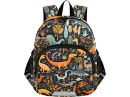 Mochila Infantil Com Estampa De Dinossauro E Animais Da Selva, Ideal Para Meninas Meninos Na