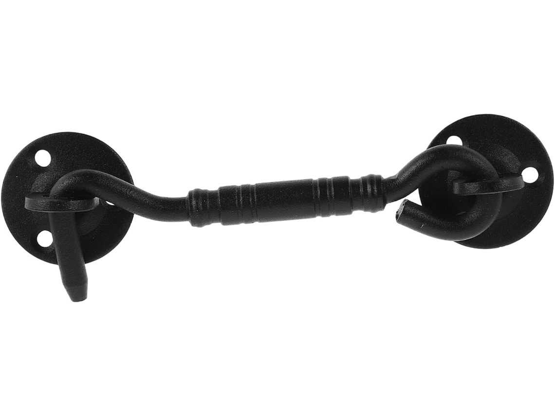 Fecho De Gancho Aço Resistente Sewroro Para Janelas, Garagem, Quarto E Portas
