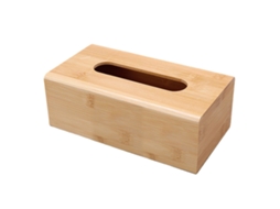 Dispensador De Guardanapos, Caixa De Guardanapos Cosméticos De Bambu, Guardanapos Cosméticos Aquaforge