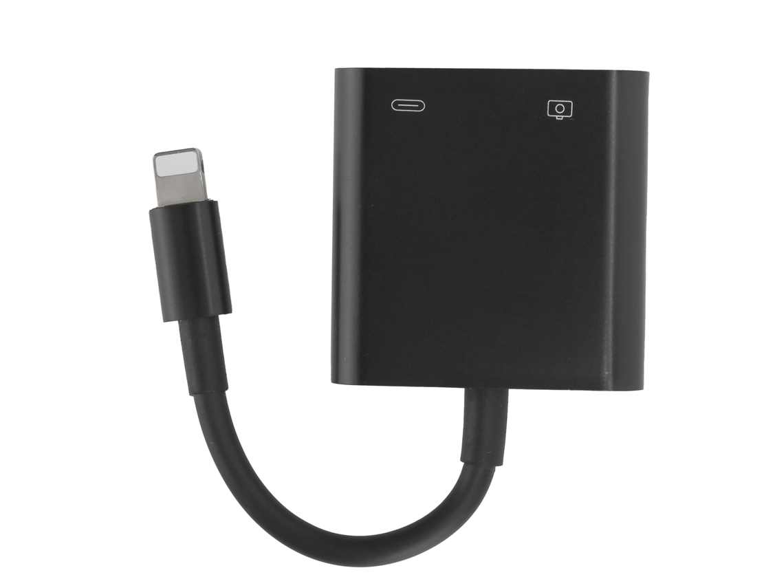 Adaptador OTG Lightning para USB, com carregamento EOOCOO