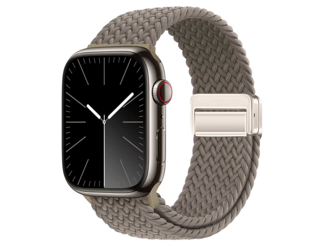 Bracelete Para Apple Watch 42/44/45/46/49mm Taupe Cuich