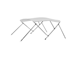 Vidaxl Toldo Em 3 Arcos Bimini 183x180x137 Cm Branco