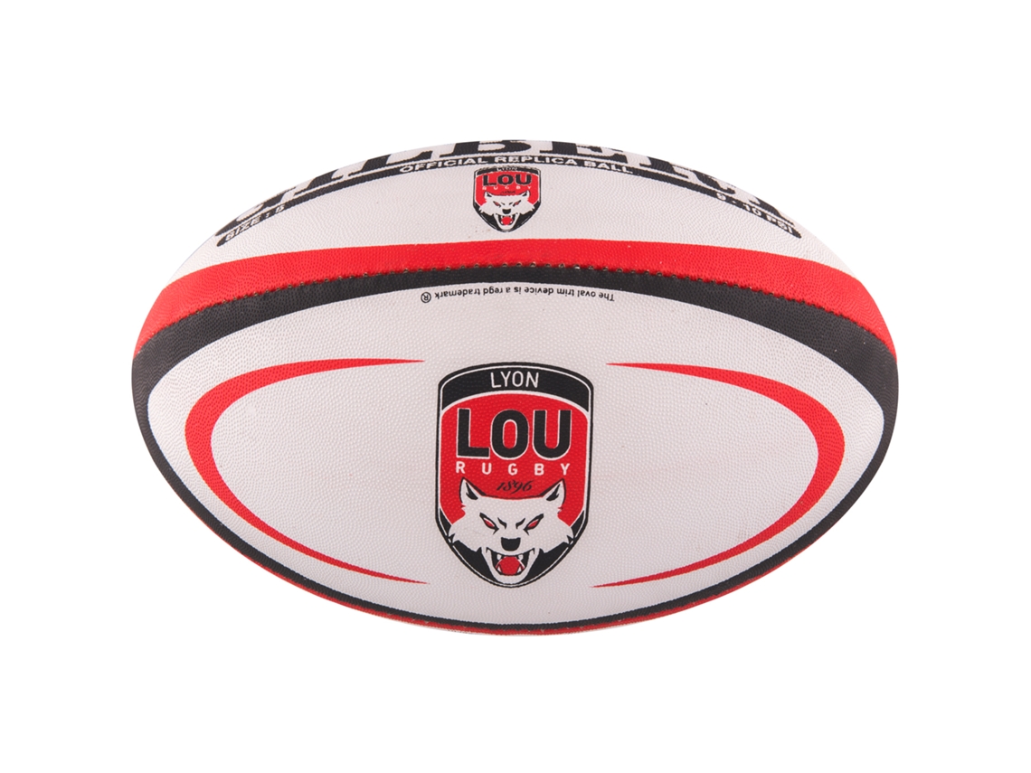 Mini Bola de Rugby GILBERT Lyon (taille 1)
