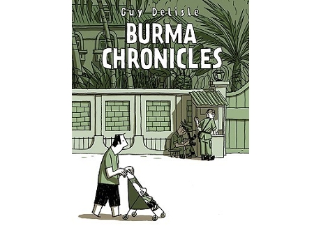 Livro Burma Chronicles de Guy Delisle (Inglês)
