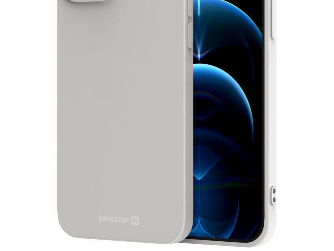 Capa iPhone 14 Plus SWISSTEN Cinzento