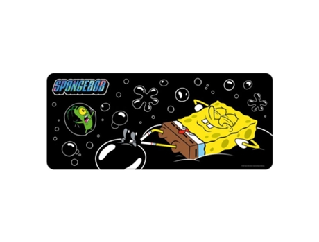 Bloco De Mesa Gigante Bob Esponja Calça Quadrada 70 X 30 Cm Neoprene Blue Sky