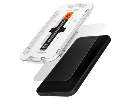 2 Películas Ecrã Iphone 14 Pro Max Ez Fit Spigen Transparente