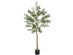 Oliveira Artificial de 150 cm com 720 Folhas, Azeitonas Sini Tech Store