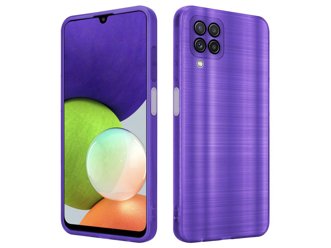 Capa para Samsung Galaxy A22 4G Roxo
