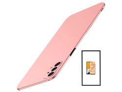 Kit Capa + Película para Samsung Galaxy A23 5G Rosa