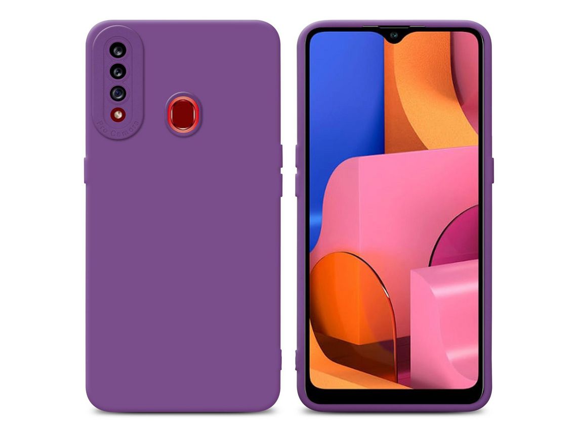 Capa para Samsung Galaxy A20s Roxo