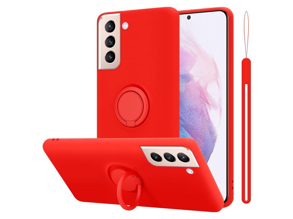 Capa para Samsung Galaxy S21 PLUS Vermelho