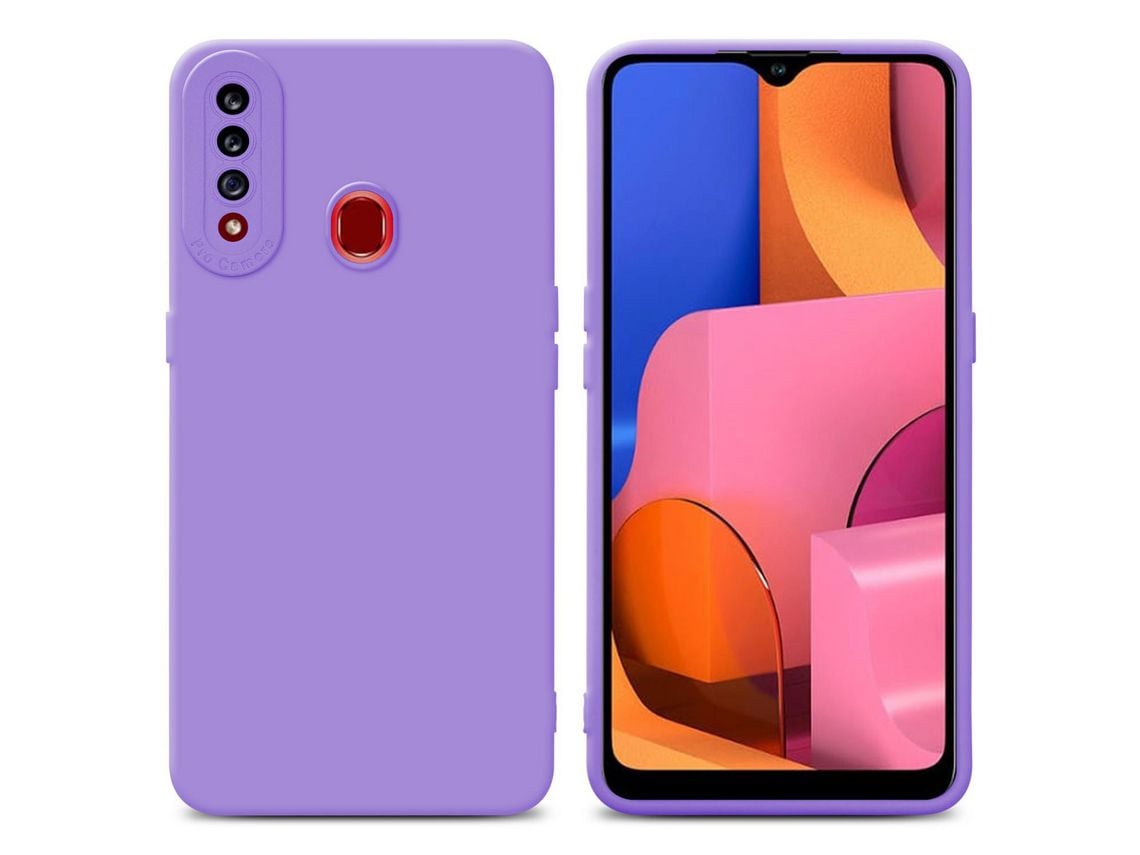 Capa para Samsung Galaxy A20s Roxo