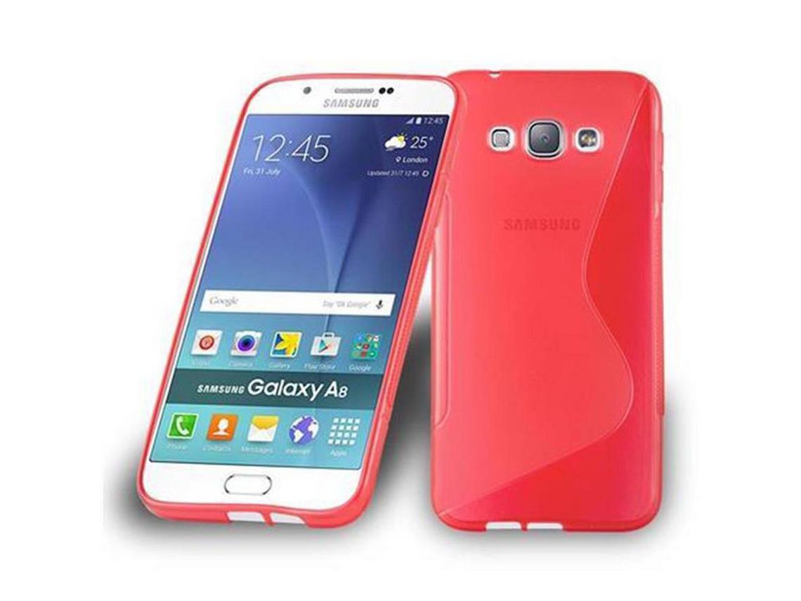 Capa para Samsung Galaxy A8 2015 Vermelho