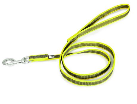 Trela com Goma JULIUS K9 com Pega Néon (1,4 x 100 cm)