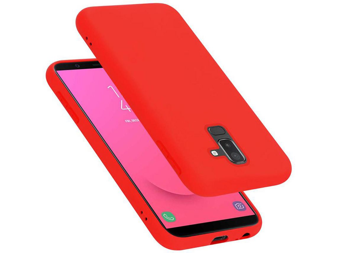 Capa para Samsung Galaxy A6 PLUS 2018 Vermelho