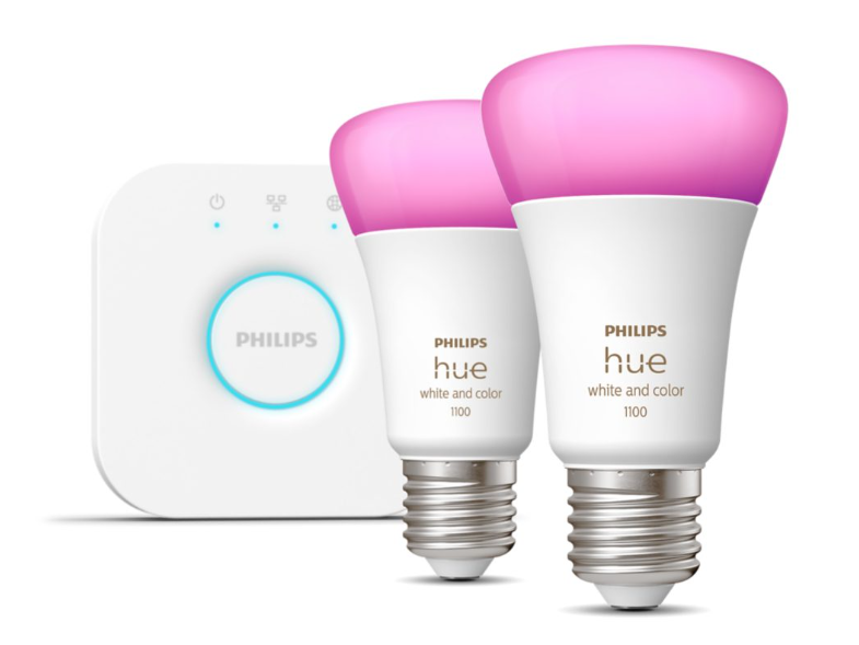 Lâmpadas PHILIPS Hue E27 (1100) RGB .