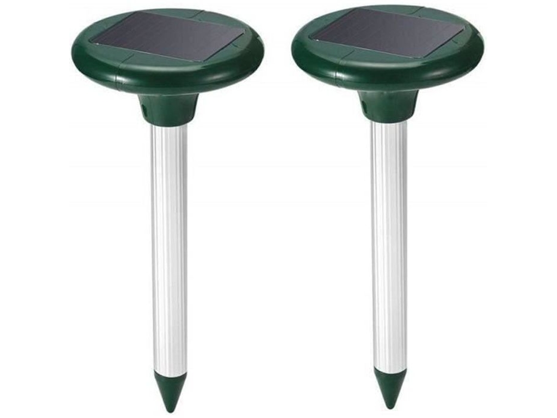 Repelente solar ultrassônico para toupeiras, repelente à prova d’água para cobras, ratos, camundongos e najas (pacote com 2)