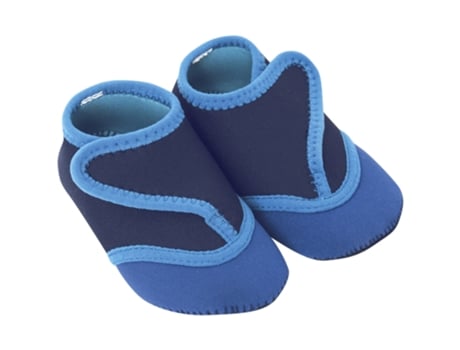 Botins de Natação em Neoprene Azul para Bebé. Tamanho 0 a 6 Meses JOJOMAMANBEBE