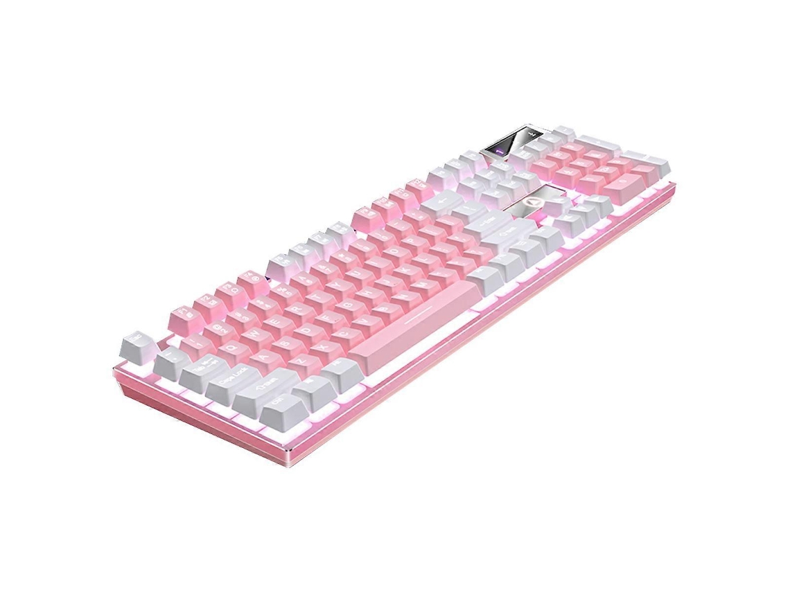 Teclado Gamer Rgb De 104 Teclas, Teclado De Tamanho Normal, Acessórios Para Jogos Ly Ebike