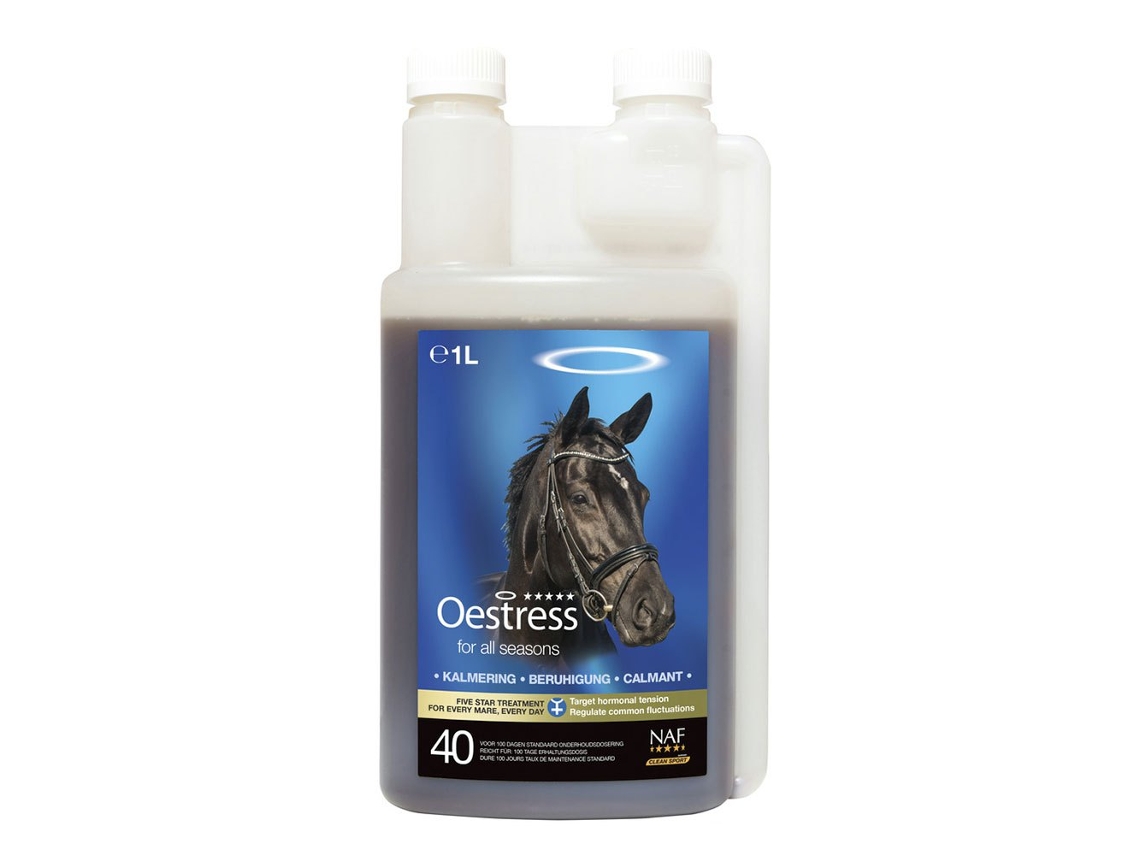 Alimentação Complementar Oestress Liquid 1L Transparentenaf Equine