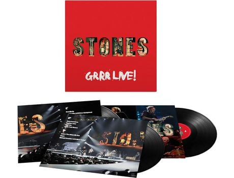 Rolling Stones Grrr Live! 3Lp Vinil 180 Gramas