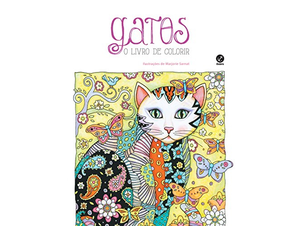 Livro Gatos O Livro De Colorir de Marjorie Sarnat (Português do Brasil)