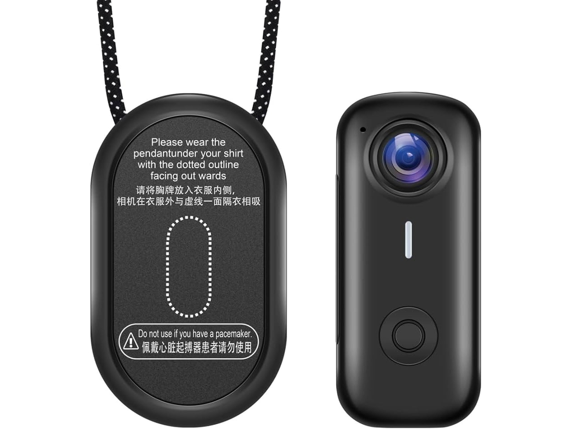 Câmera Sport Wifi 1080p Magnética Com Design Mini Pouce Ângulo Grande De 120° E Estabilização Inteligente