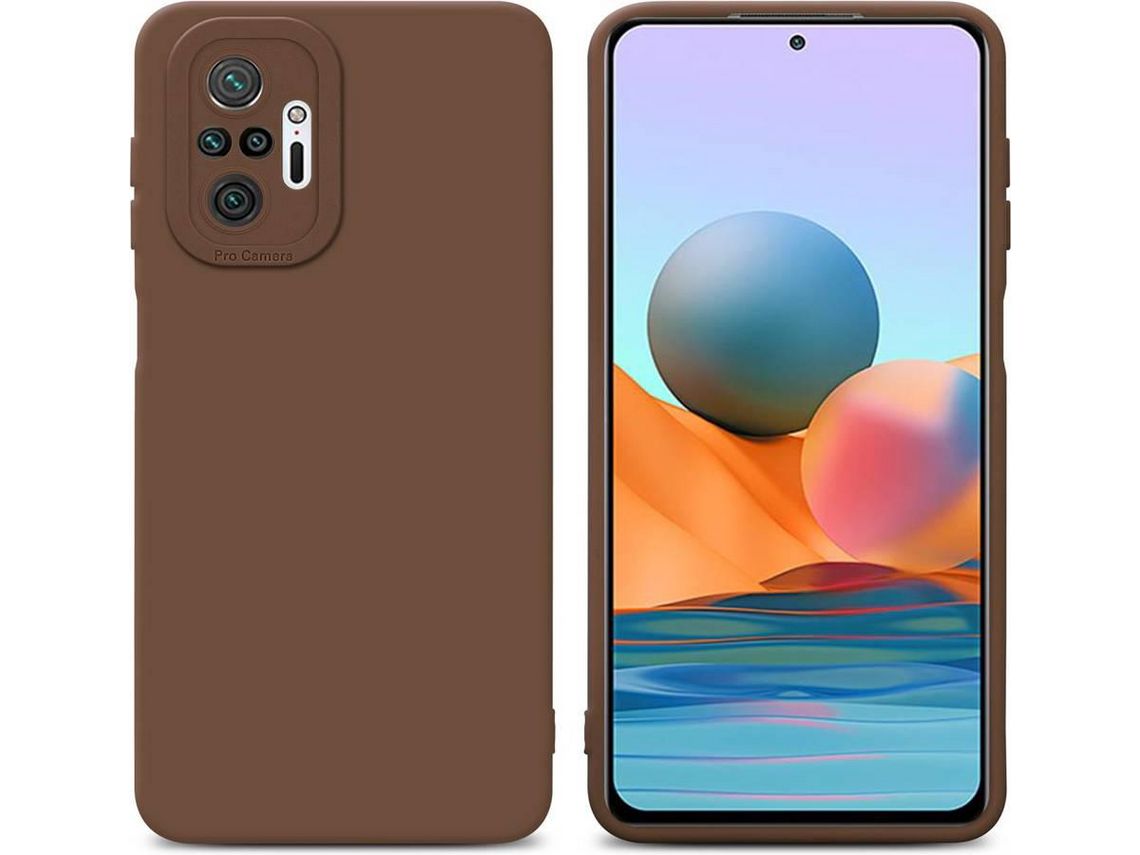 Capa para Xiaomi Redmi Note 10 Pro CADORABO Castanho