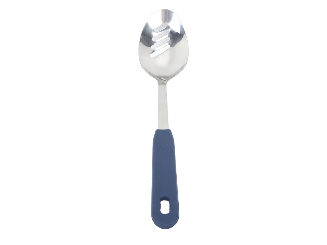 Colher de Servir Inox com Buraco para Pendurar, Resistente à Lava Louças, 33 Cm
