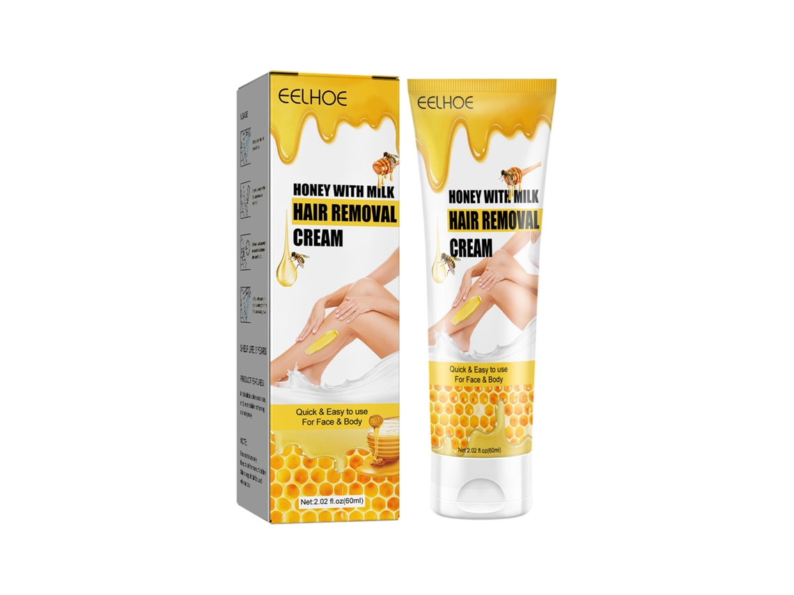 Creme Depilatório Eelhoe Mel Leite Rápido