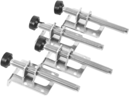 Nuobesty Conjunto De 4 Pés Niveladores Ajustáveis Para Móveis E Armários Fácil Instalação, Suportam Grandes Volumes De