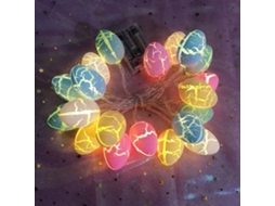 Laxiscreed Luz Decorativa De Páscoa Com 20 Leds E Padrão Transparente Para Ambientes Festivos