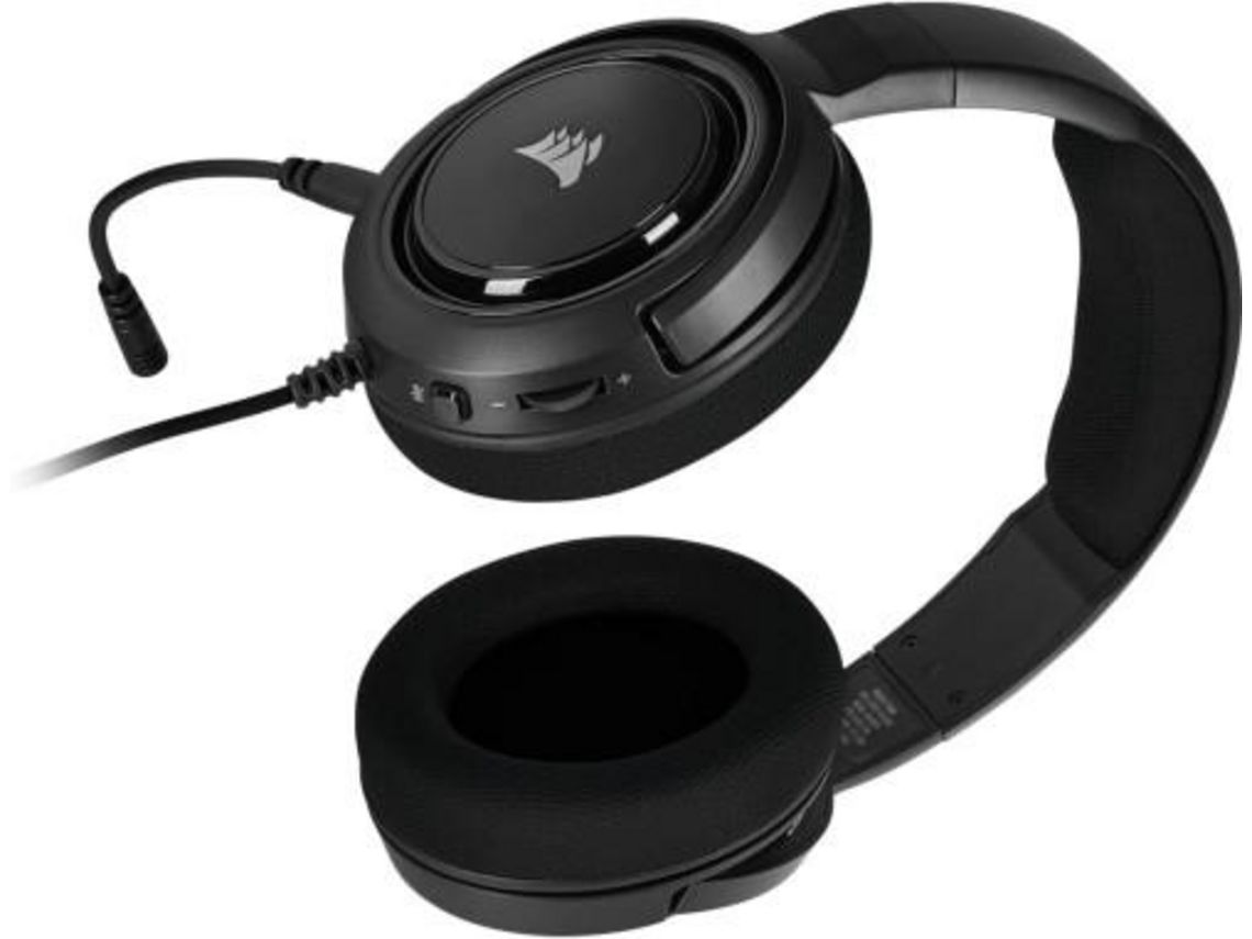 Auriculares Stereo Multiplataforma CORSAIR Cânhamo Preto