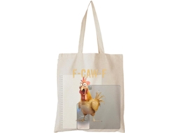 Bolsa de Lona Chicken Canvas Design Elegante e Reutilizável, Dobrável Resistente para Transporte em CHABERLU