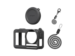 Capa Protetora De Silicone Amagisn Para Dji Osmo Action 5 Pro Com Cordão E Tampa De Lente.