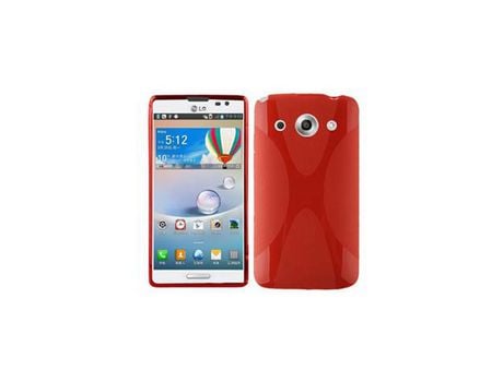 Capa para LG OPTIMUS G PRO CADORABO Vermelho