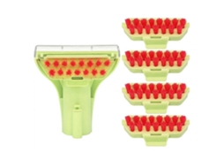 Escova Para Lavadora De Carpetes Bissell Little-green 1400b, 4075, 3860, 1425, 2458, 3194, 3353, 50y6, 1725r, 2290k, 1844 Com 4 Cabeças De Esco_glo