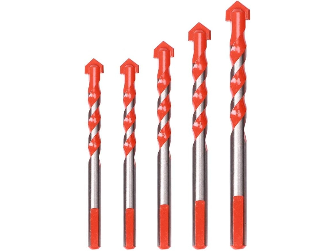 Cortador De Furos De Vidro De Precisão, Design De Cabo Triangular Garante Pegada Segura, Extra Longo Para Vários Materiais, Incluindo Vidro, Cerâmica