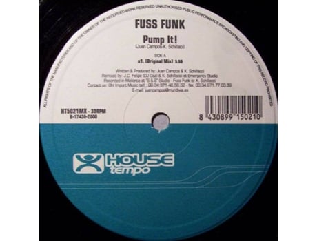Pump It!, Fuss Funk House Tempo