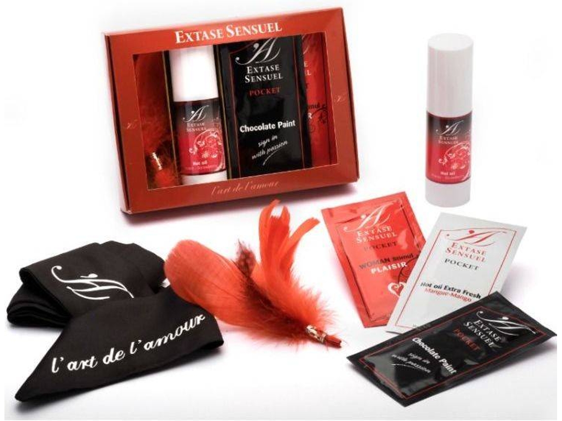 Óleo Massajador EXTASE SENSUAL Coffret Sensuel de Voyage
