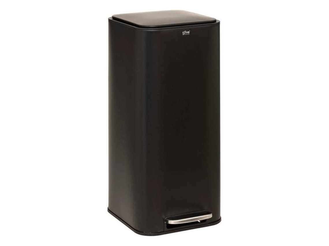 Lixeira 5five Delta Metal 30l Preto Adulto