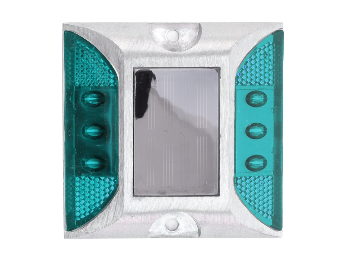 Lanterna Solar de Deck 6 LEDs com Reflexão Dupla IP68 para Calçada, Pista e Docks S/MARCA