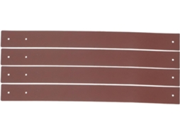 Toyandona Conjunto De 4 Peças Suporte Toalha Parede Em Couro Com Ganchos Pu Para Decoração Banheiro, Cozinha E Quarto