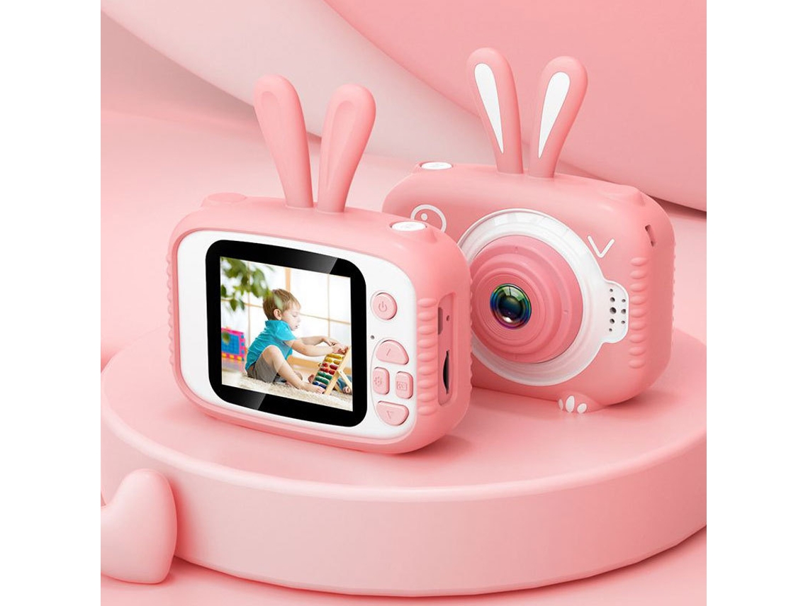 Câmara De Vídeo/câmara Digital Portátil De Alta Definição Para Crianças-rosa