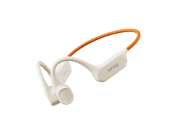 Fones De Ouvido Bluetooth De Condução Óssea (bege), Memória De 32 Gb, À Prova D'água, Fones De Ouvido Mp3 Sem Fio Com Microfone.