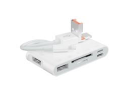 Usb c / tipo c 8 pinos interface usb 6 em 1 adaptador multifuncional preto XIAOMOYU