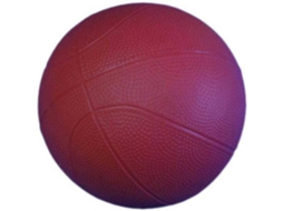 Bola Hidroginástica LEISIS Média Vermelho (18cm)